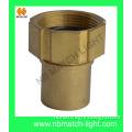 Female with Smooth Hose Tail Brass Fitting